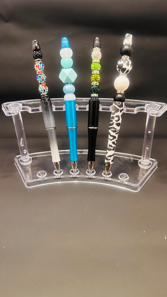 Assorted Mixed Silicone and Bling Beaded Pens