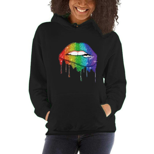 Rainbow Lips Hoodie