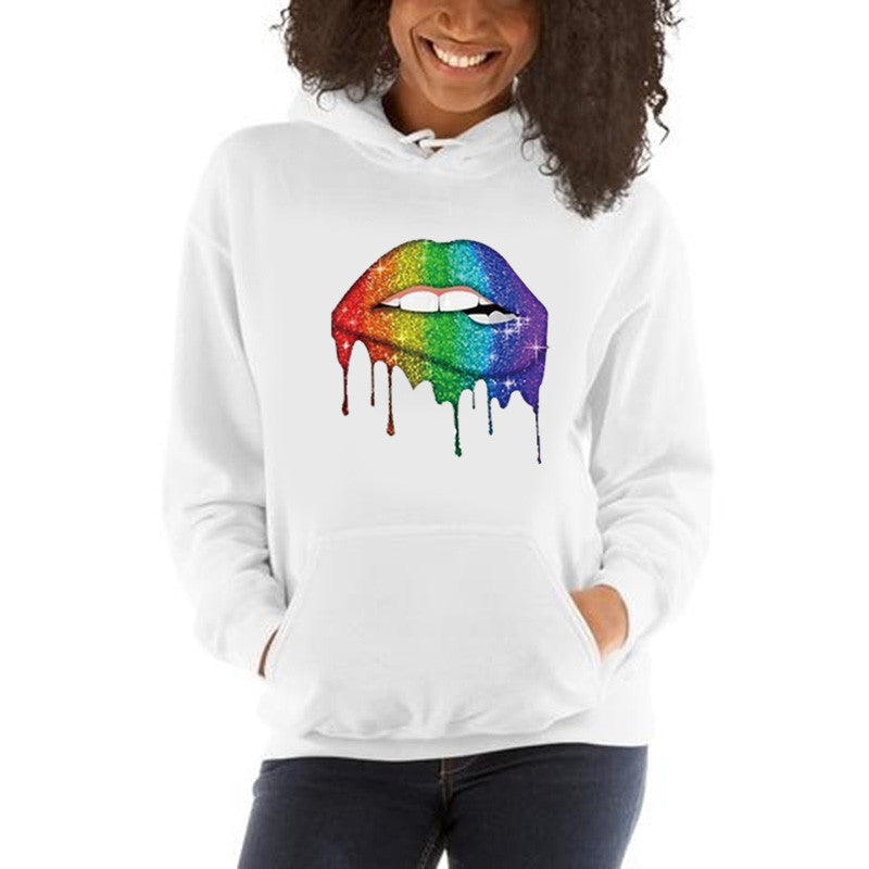 Rainbow Lips Hoodie